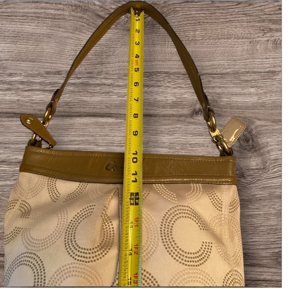 Coach Ashley Signature Dotted Op Art Hobo Bag F20088 - Picture 10 of 11